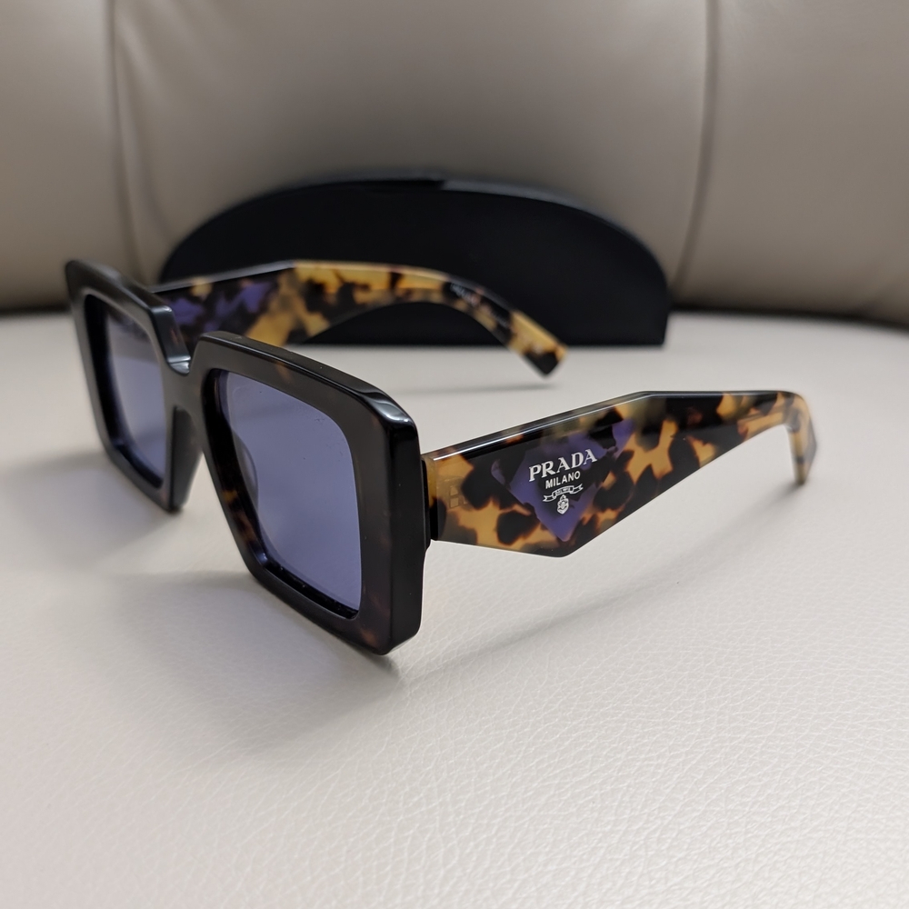 Prada Tortoise Shell Sunglasses PR 23YSF